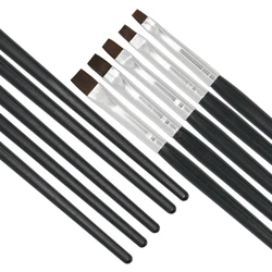 5pcs/set Dental Resin Brush Pen Shaping Silicone Adhesive Composite Porcelain Brushes Teeth Shaping Dentistry Lab Tool