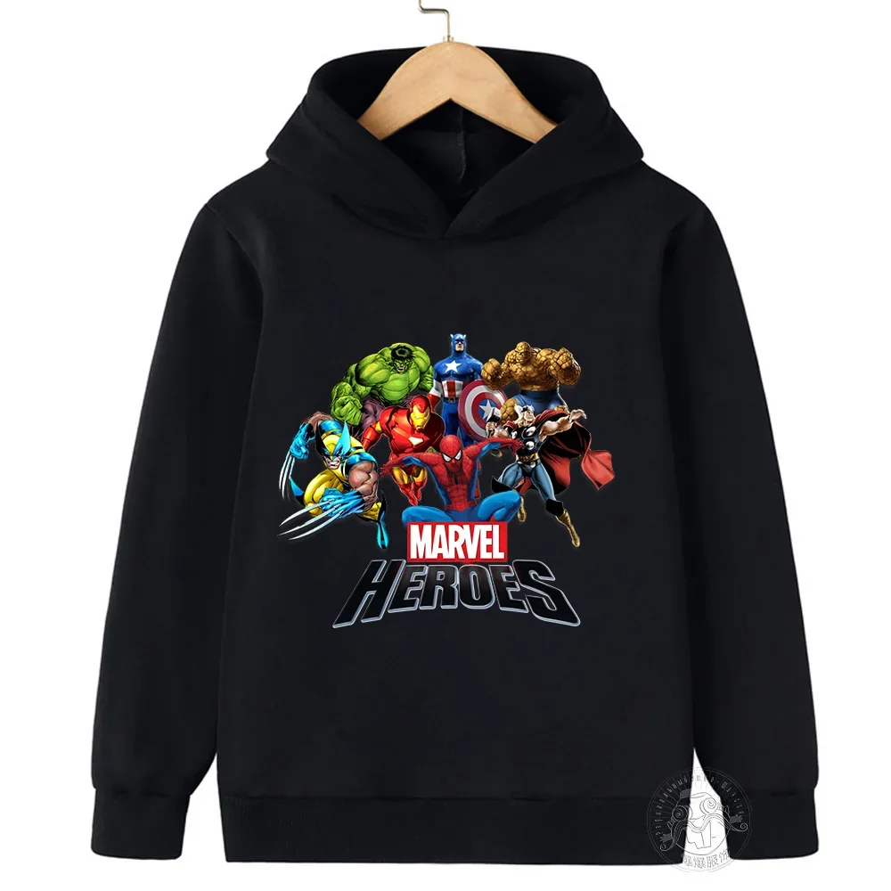 Fashion cartoon kids Superhero Spider-Man Sweatshirt Baby Boys Girls cartoon jumpers Fall Clothing Brothers Hoodie casual top