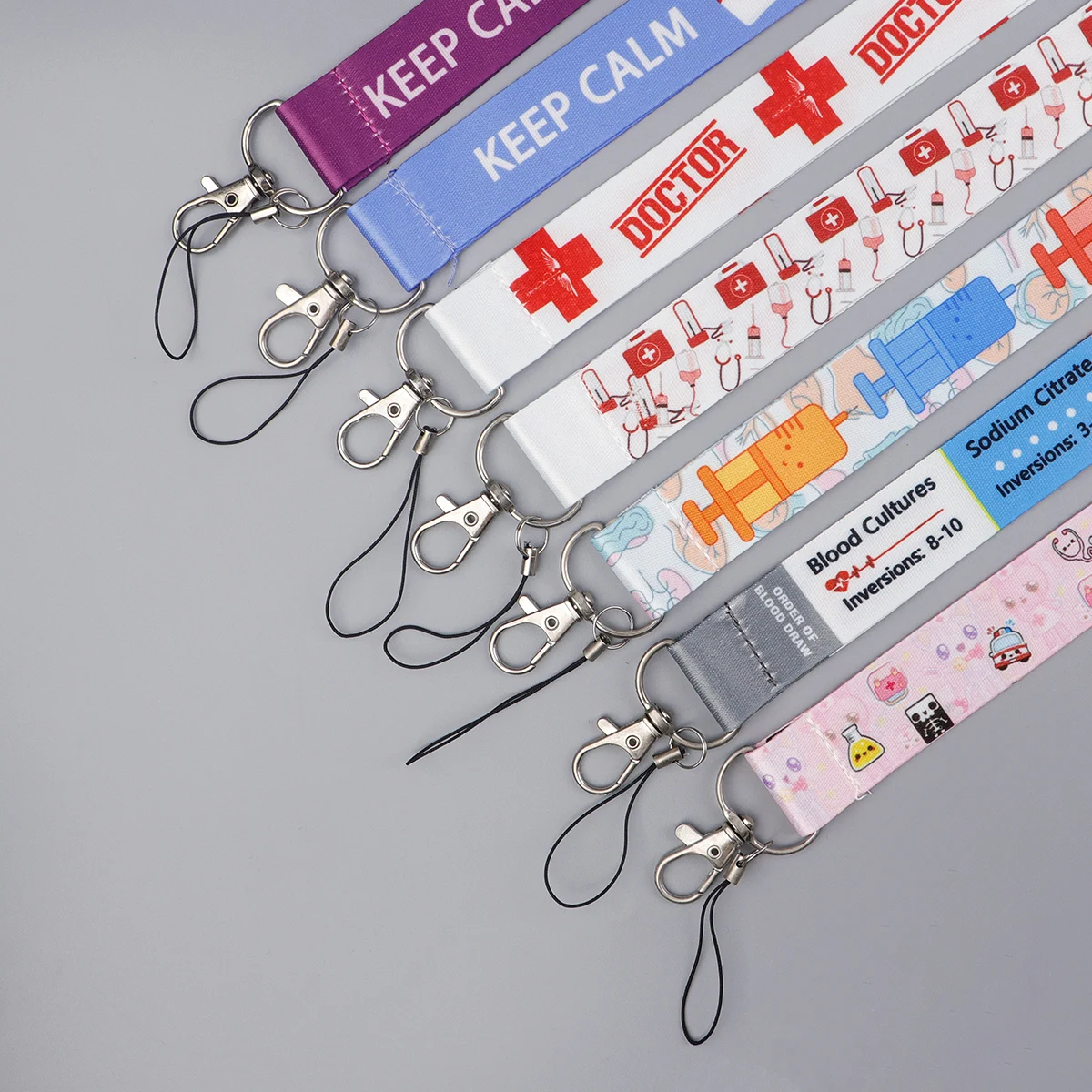 طبيب ممرضة اسهم للمفاتيح بطاقة الهوية رياضة أحزمة هاتف USB شارة حامل لتقوم بها بنفسك شنق حبل الرقبة الأشرطة المفاتيح الحبل الطبي