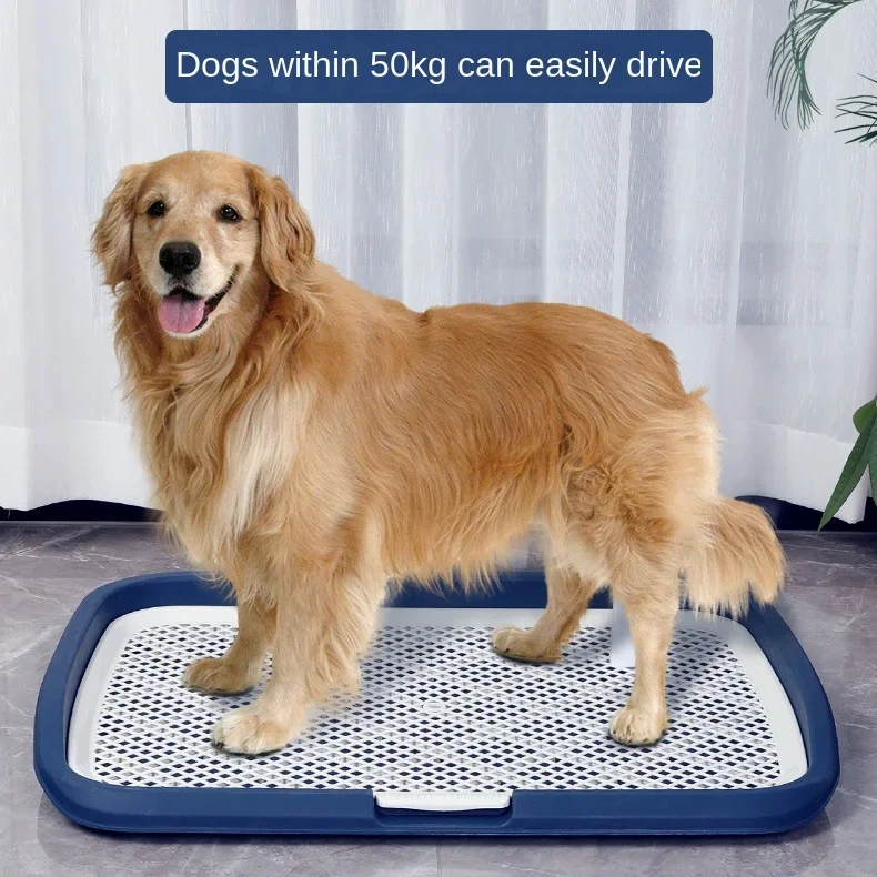 

Detachable Large Pet Dog Toilet With Column Dog Pee Fence Training Toilet Anti-Splash Pets Wc Toilet Cleaning Potty Puppy Tray