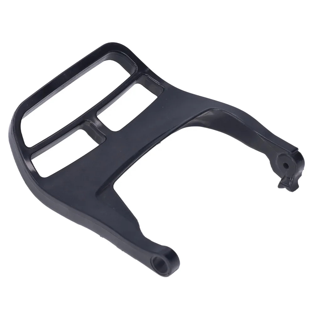 Durable Black Chainsaw Brake Handle ABS Curved Front Hand Guard Easy Install Lightweight Chain Brake Handle for STIHL MS382