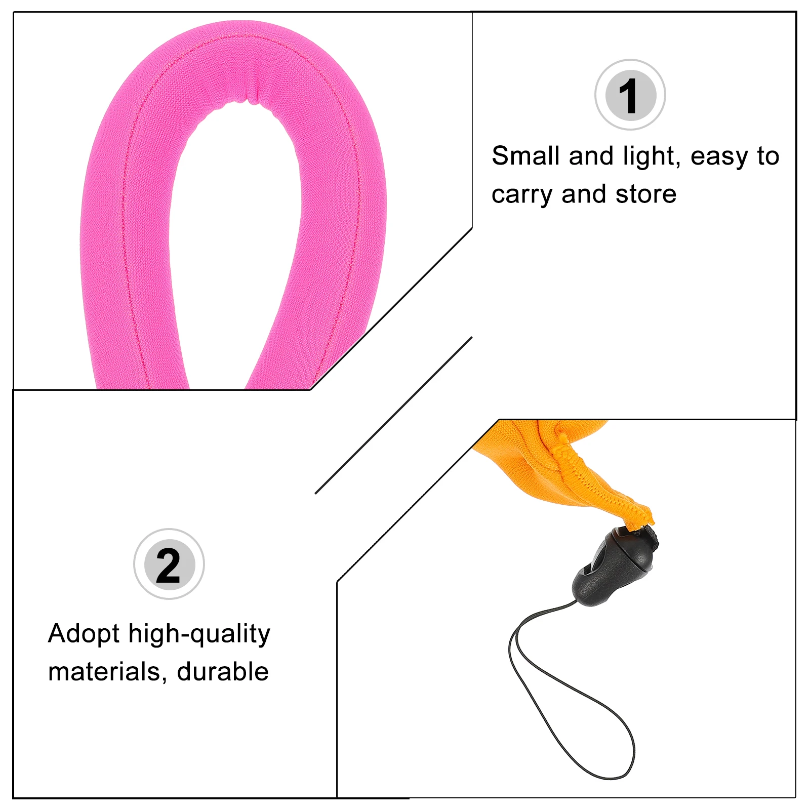 

4 pcs Floating Wrist Strap for Camera Waterproof Universal Buoyant Lanyard Anti-Loss Hand Telephone Pearl Cotton Light Compact