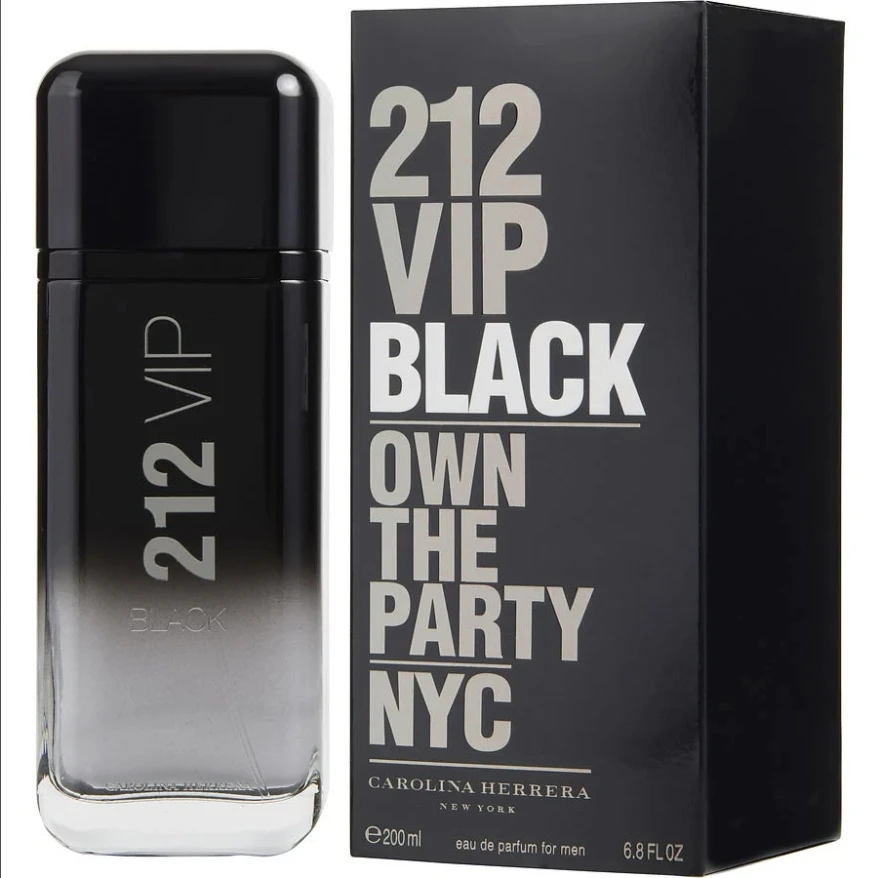 Carolina Herrera 212 Vip Black for men Eau De Parfum Spray 200ml