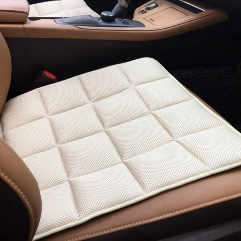 45cm*45cm Bamboo Charcoal Breathable Car Seat Cushion Cover Pad Home Household Office Summer Cooling Ventilate Chair Mat