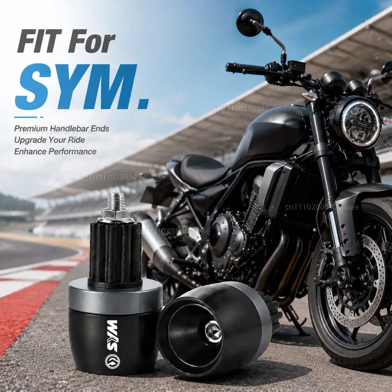 

For SYM JOYMAX Z 125/250/300 MAXSYM Accessories Motorcycle Handlebar Grips Handle Bar Cap End Plugs