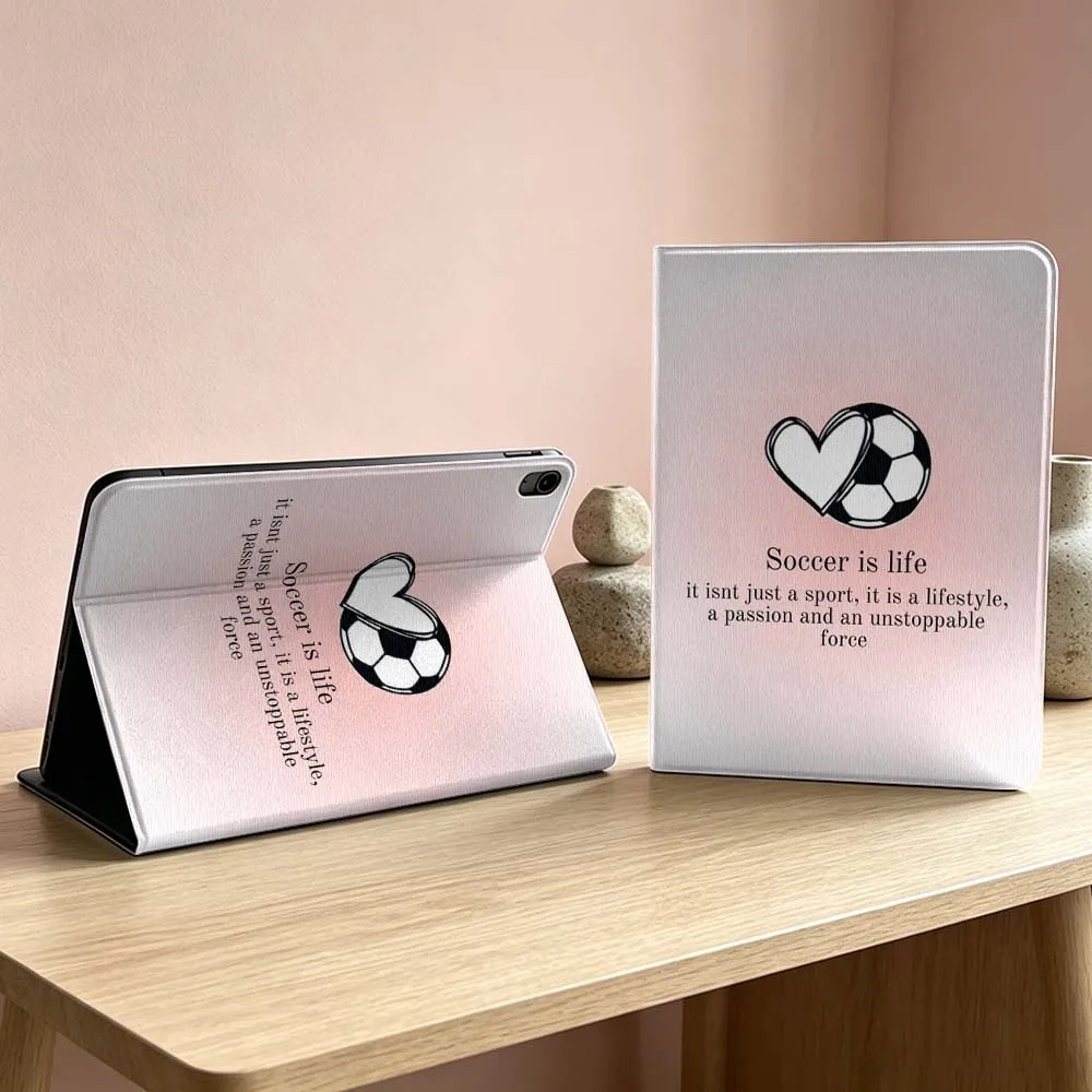 

Artistic Design Football Soft For iPad Pro Air mini 7 6 5 4 3 2 1 9gen 8gen M5 M4 11th 10th A17 Pro A16 Inch Tablet Case