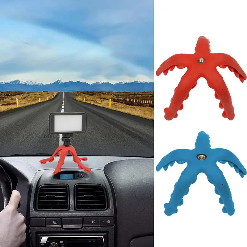 Octopus SLR Mobile Phone Holder Flexible Tentacle Holder Bendable Suction Cup Desktop Rubber Holder For Live Shooting