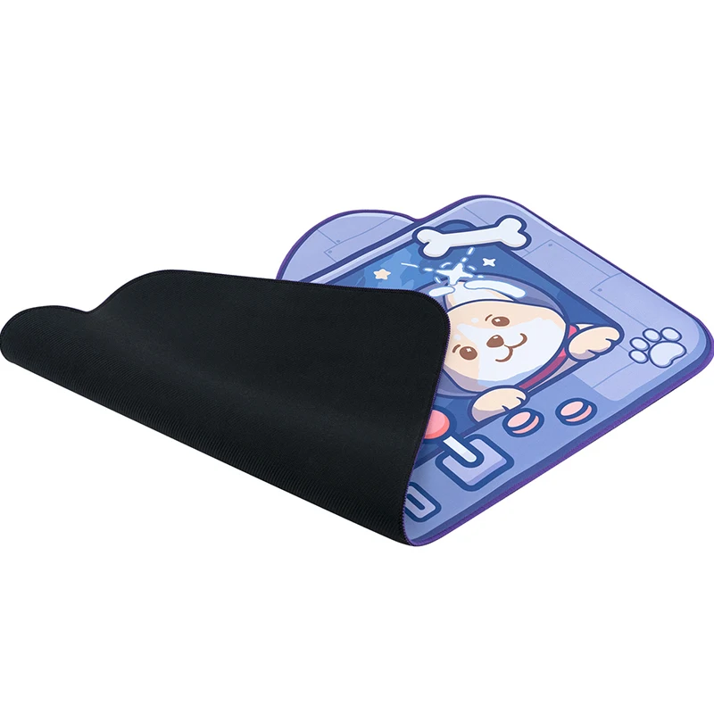 Extra Large Kawaii Gaming Mouse Pad Cute Blue Space Dog XXL Big Desk Mat Water Proof Nonslip Laptop Desk Accessories