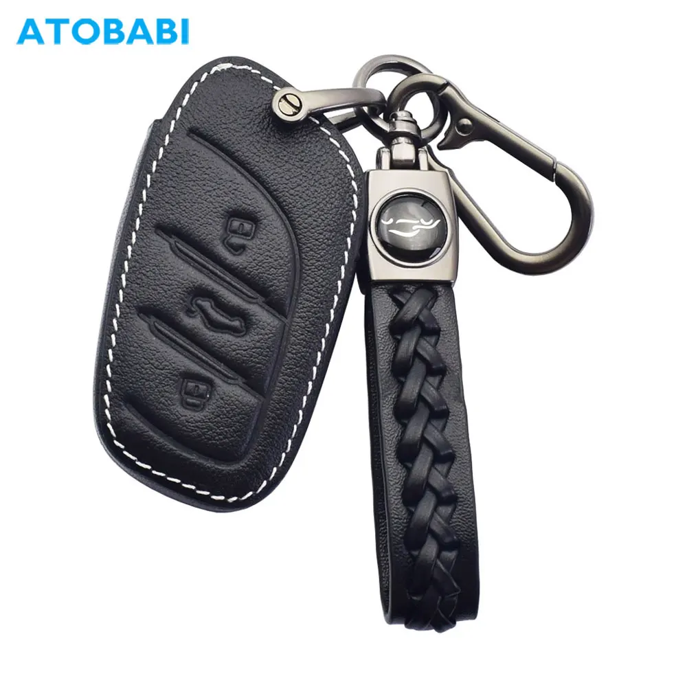 Leather Car Key Cas… - image