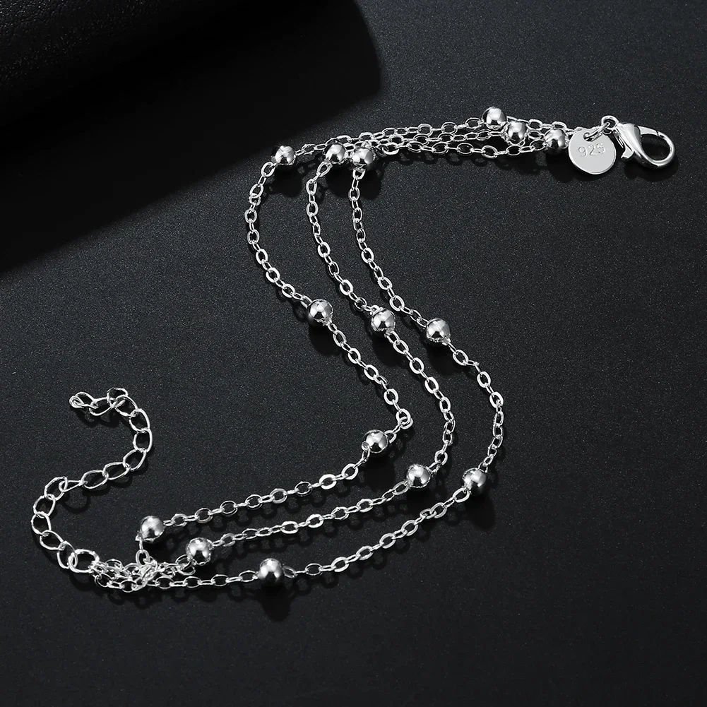 Hot y2k style fashion 925 Sterling silver Beautiful Tassel beads Bracelets for women Luxury designer party wedding jewelry giftS view 6