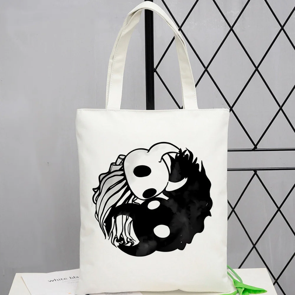 Hollow Knight tote bag shopping canvas  totebag y2k sac cabas femme