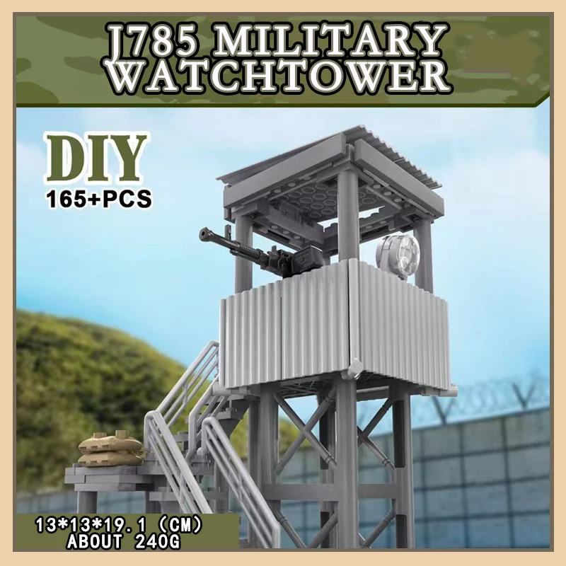 

Mocs Военная сцена Страшная башня Мелкие частицы Строительные блоки Креативная сборная модель Страшная башня DIY Детская игрушка Мужской