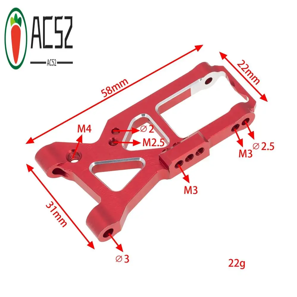 

AC52-10Pcs Metal Upgrade Parts Kit Suspension Arms Knuckle Arm For Traxxas 4-Tec 2.0 3.0 4Tec 2.0 VXL 1/10 RC On-Road Car