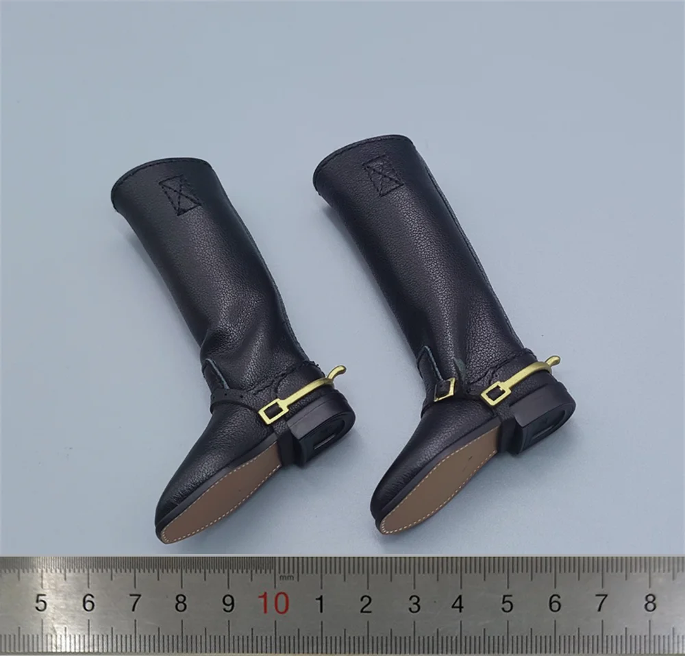 

1/6 Hot Sales US. Soldier Tom Cruise Warrior In Japan Leather Long Hollow Boots Shoe Accessories For 12" DID NS80186