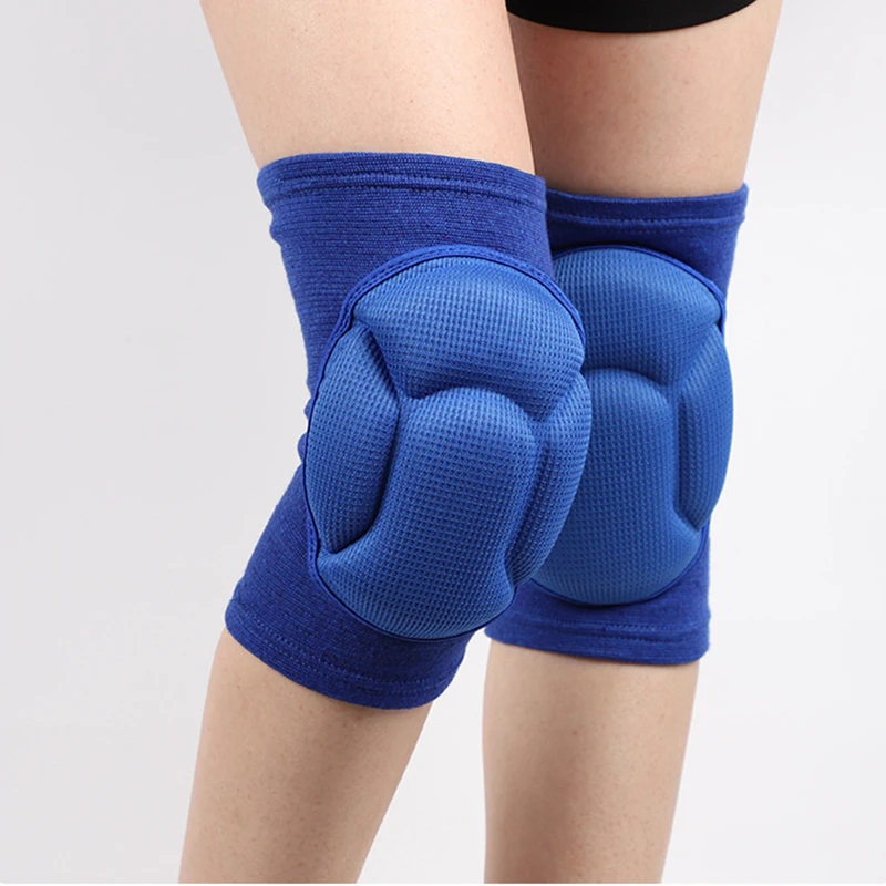 1 Pair Sports Thickening Knee Pads Volleyball Extreme Sports Kneepad Brace Support Dancing Anti collision Elastic Knee Protector