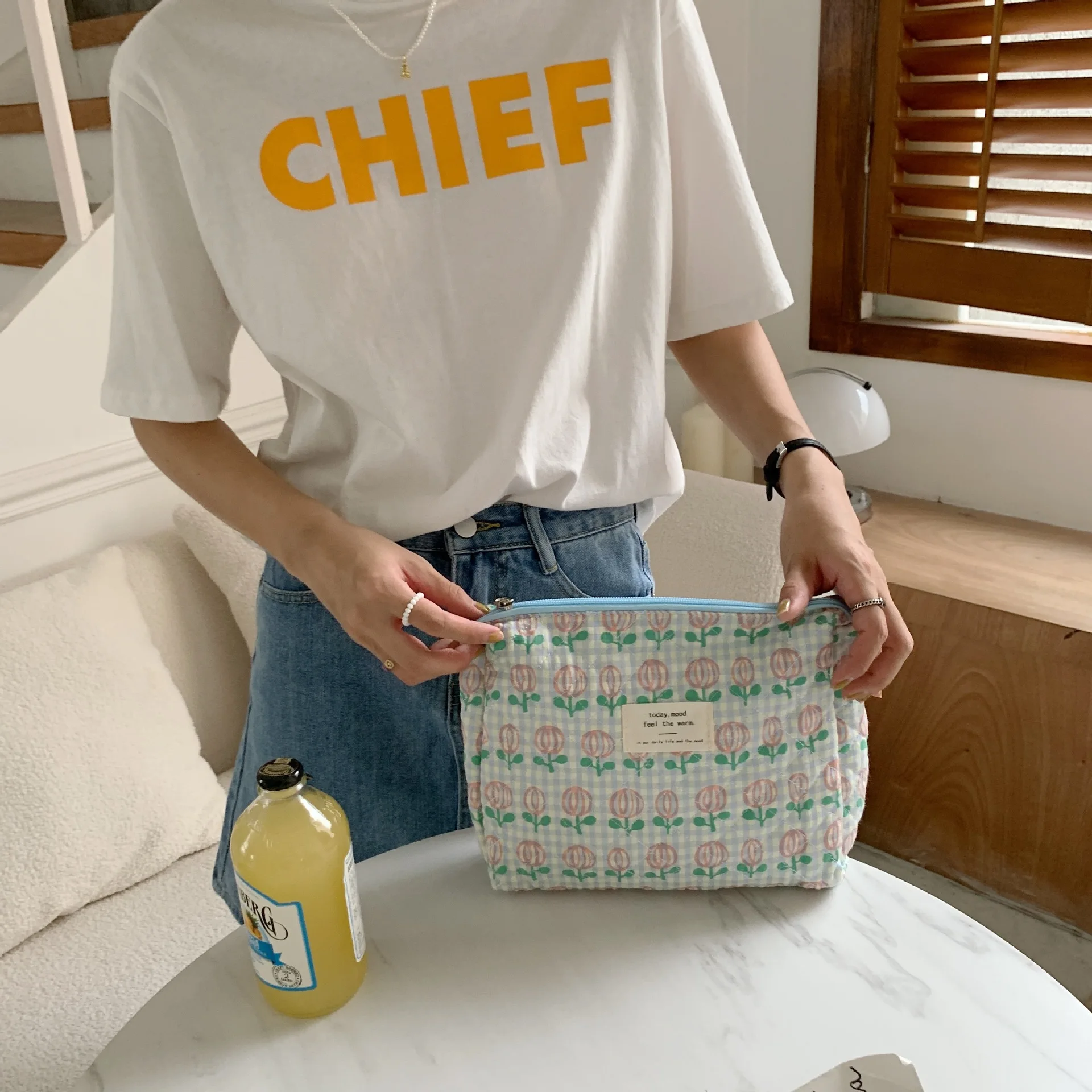 Cartoon Baby Luiertas Print Luier Organizer Rits Handtas Reizen Buiten Luier Opbergtas Multi Functionele Opbergtas