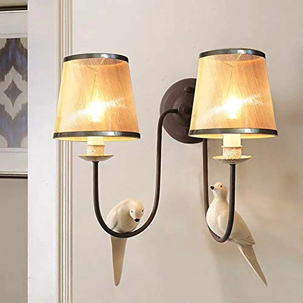 5pcs Transparent Composite Yarn Lampshade Clip on Pendant Lamp Fabric Lampshade DIY Accessories