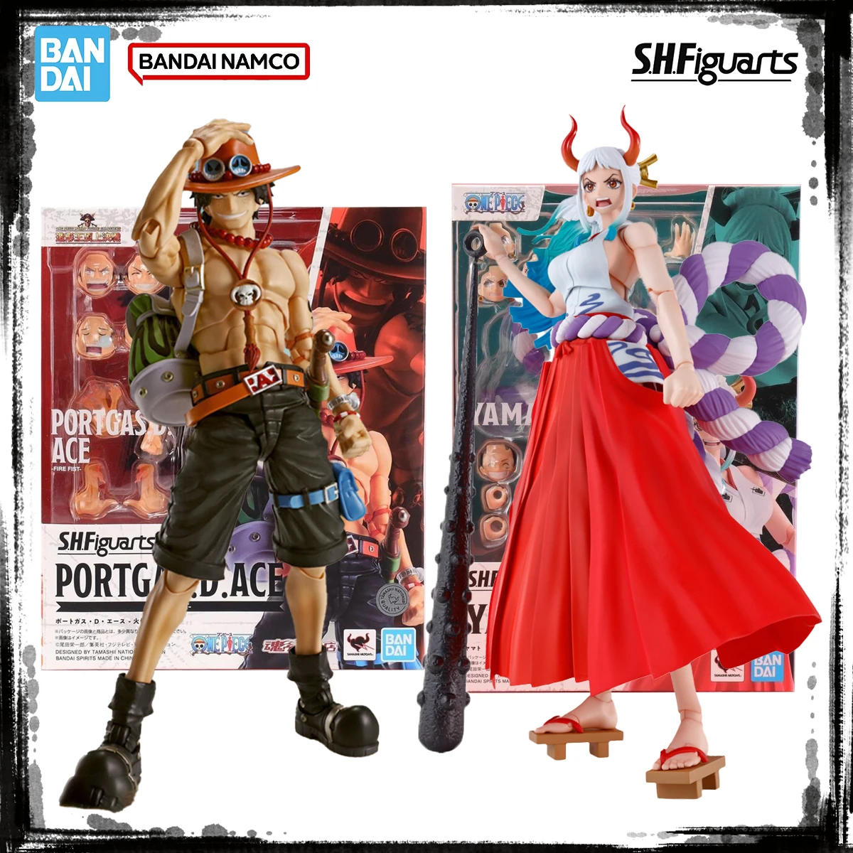 

Bandai натуральная оригинальная SHF цельная в наличии аниме-фигурка PORTGAS.D.ACE YAMATO фигурки игрушки подарки для мальчиков рождественские подарки