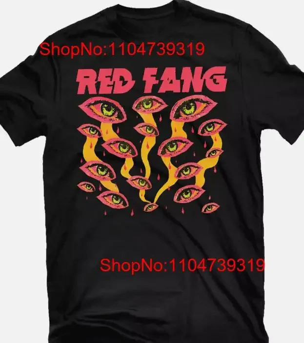 Red Fang band T shirt Black All Sizes vintage Washed Unisex Top For Everyday Wear streetwear Breathable Stylish Versatile