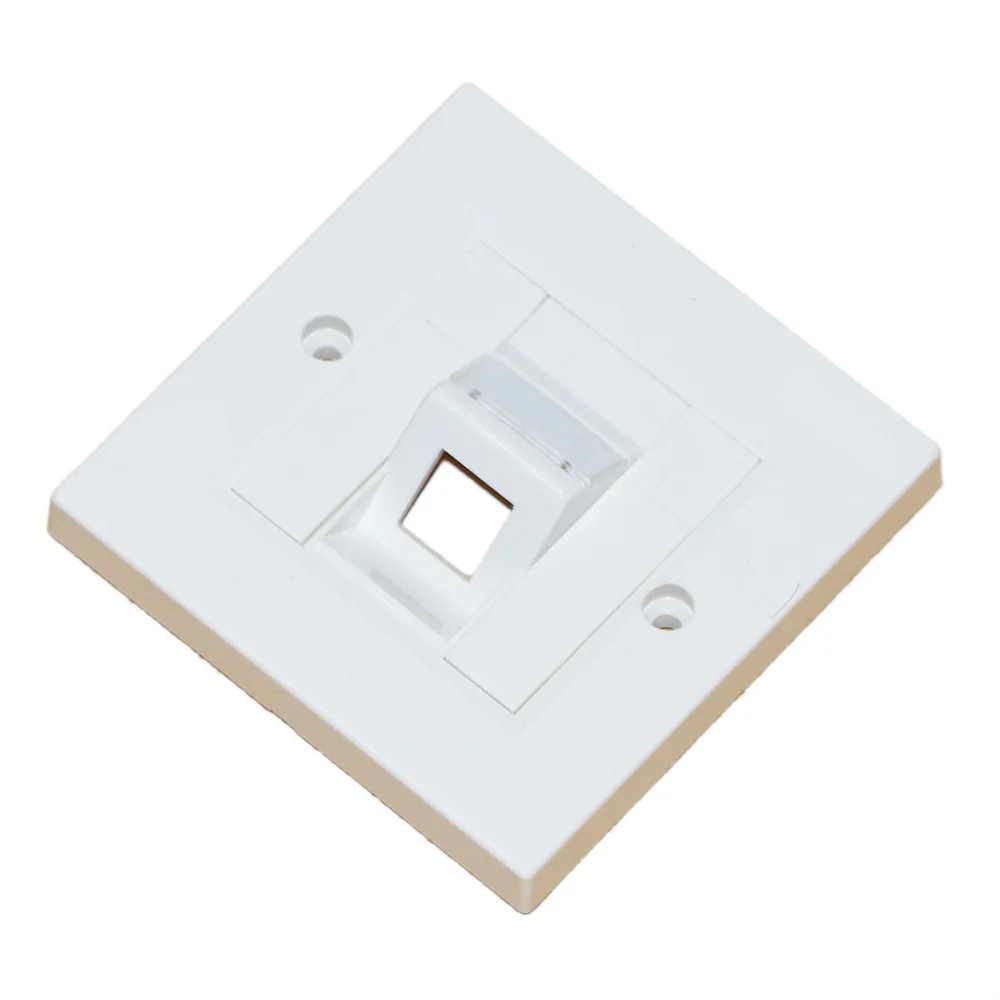 Pelat Dinding Fiber SC/LC/ST Simplex/Duplex Faceplate FTTH Tipe 86 1 Port/2 Port