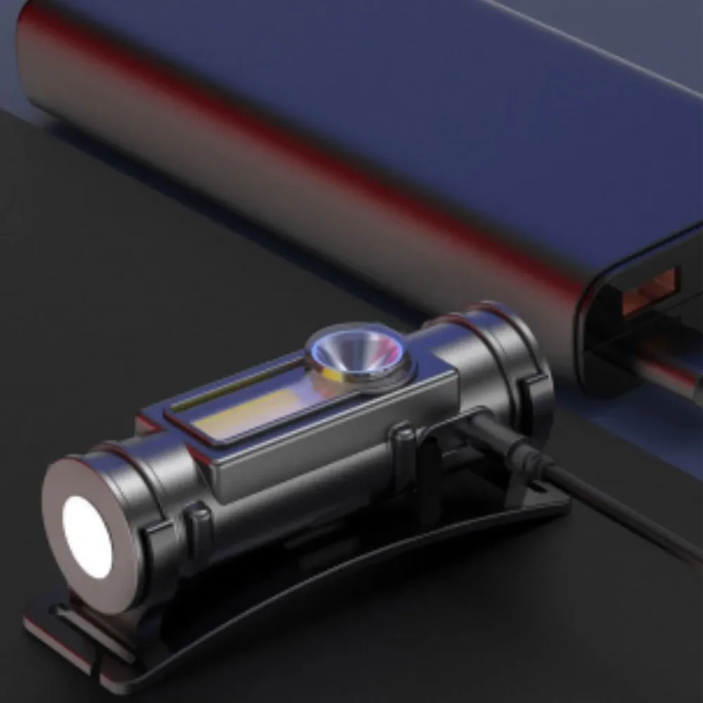 Mini Rechargeable Powerful Headlamp Hiking Camping USB C Head Light LED Headlight Front Head Lamp For Working