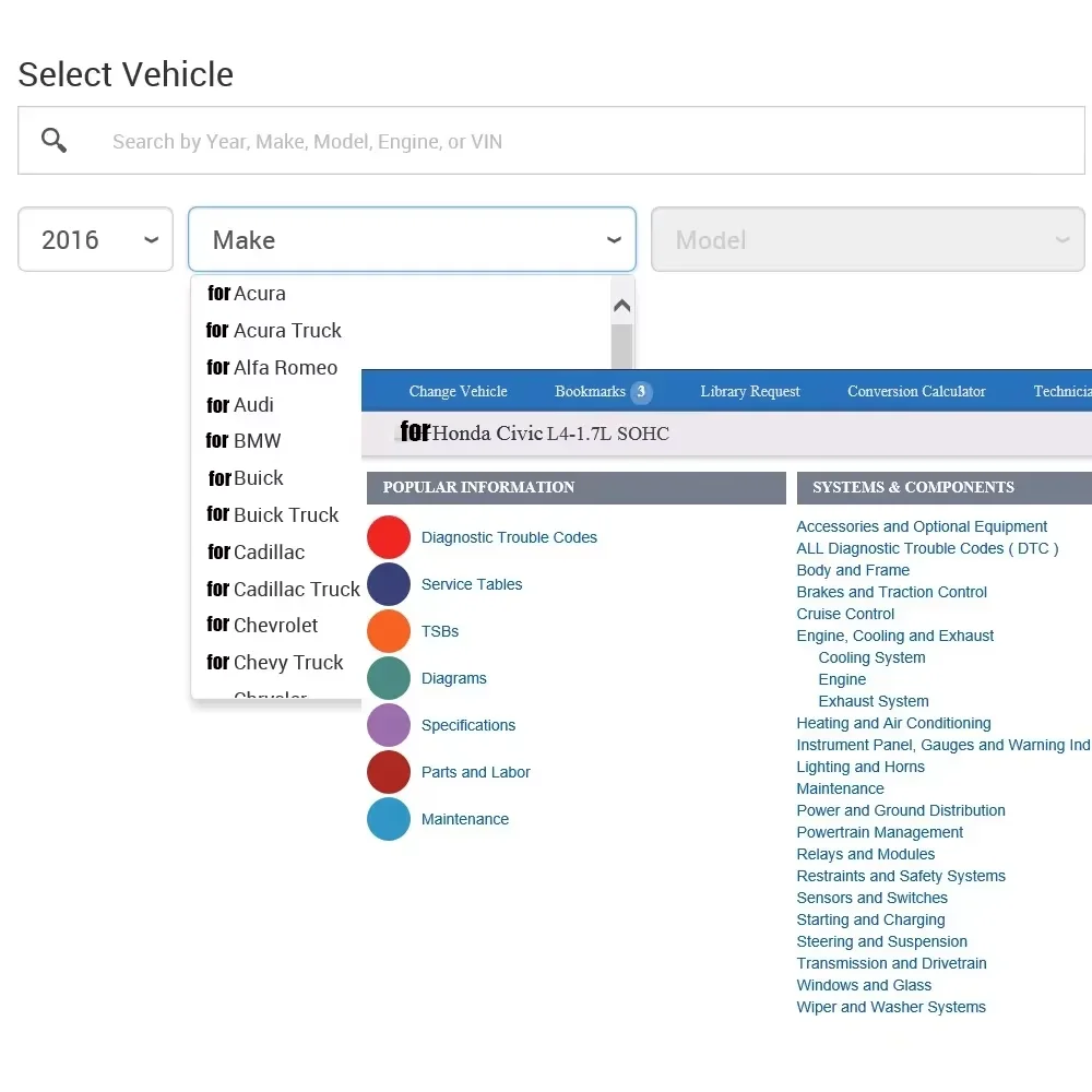 2026 Newest Online Account Alldata Car Data Full Version Car Repair Software Workshop Wiring Diagrams Support Mobile/PC Login