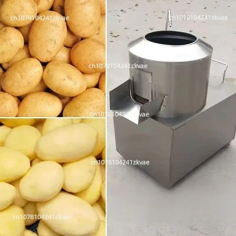 Commercial Potato Peeler, Fully Automatic Cleaning Peeler, Suitable for Cafeterias, Restaurants and Schools