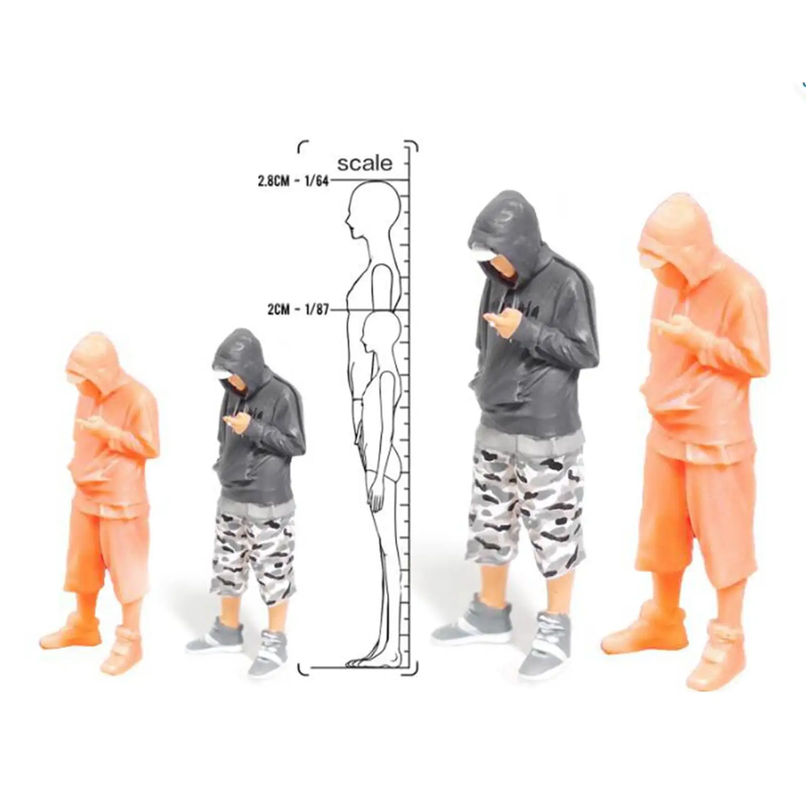 Figurines de ski, modèle de poupée en résine pour bricolage, décoration de bureau de jardin miniature