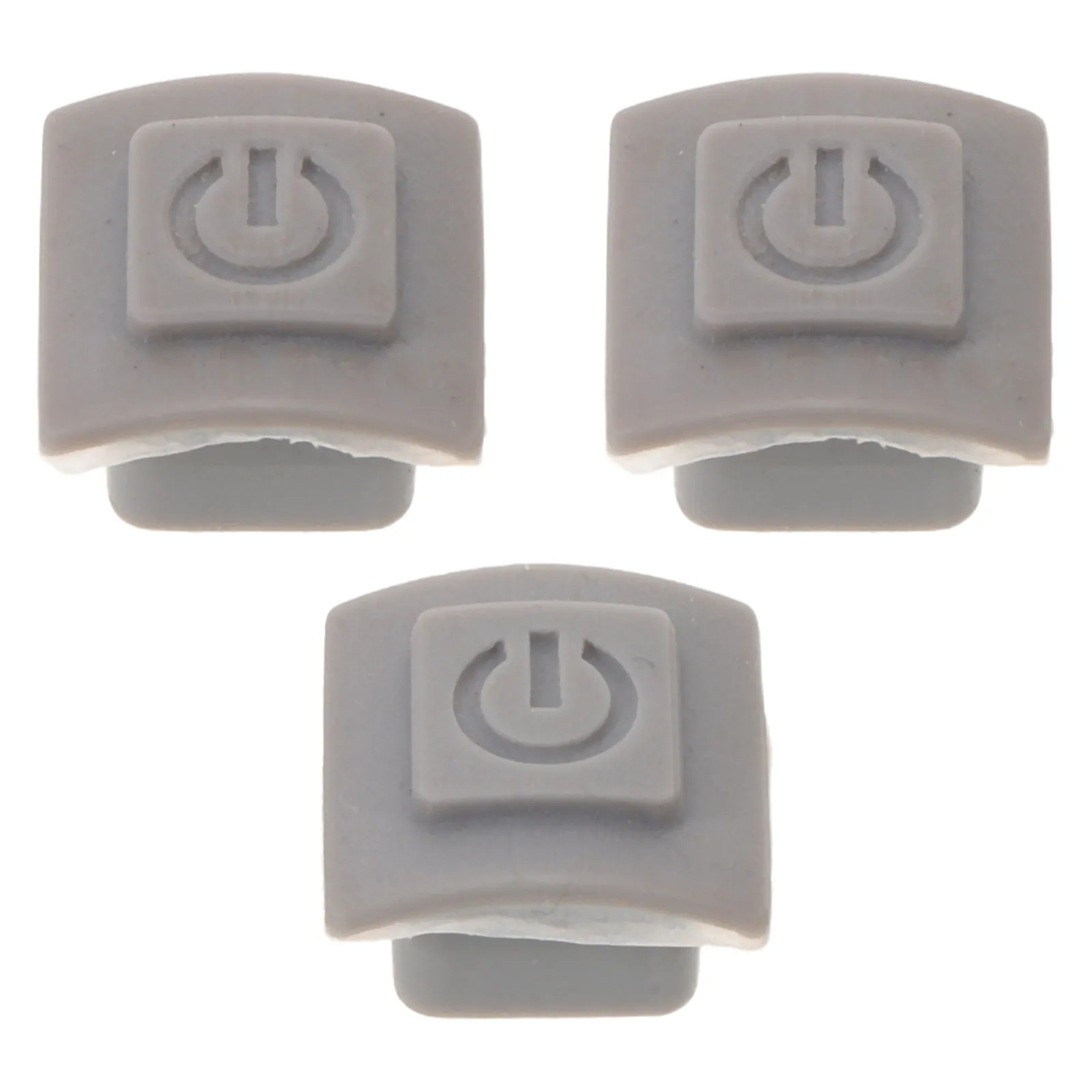 3Pcs Rubber Microphone Power Button Replacement Soft Non Slip Mic on Off Switch for Studio Karaoke Wireless Microphone