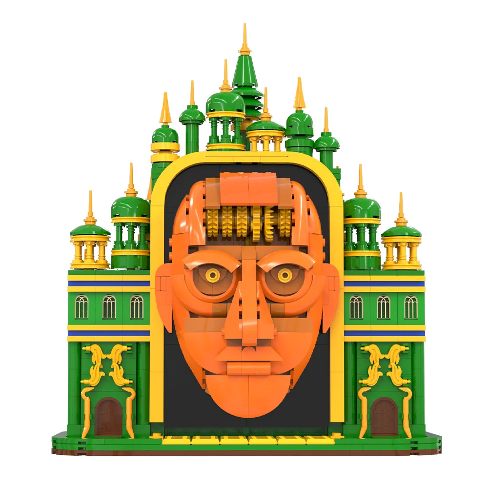 

Конструктор MOC «Волшебный замок»: Изумрудный город, Дворец Волшебника, Замок из фильма «Волшебник страны Оз», игрушка из кирпичиков, подарок для взрослых