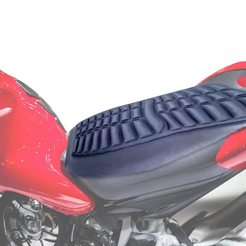 Universal Motorcycle Seat Cushion 3D Honeycomb Shock-Absorbing Motorcycle Seat Pad Damping Breathable Motorcycle Seat Pad For