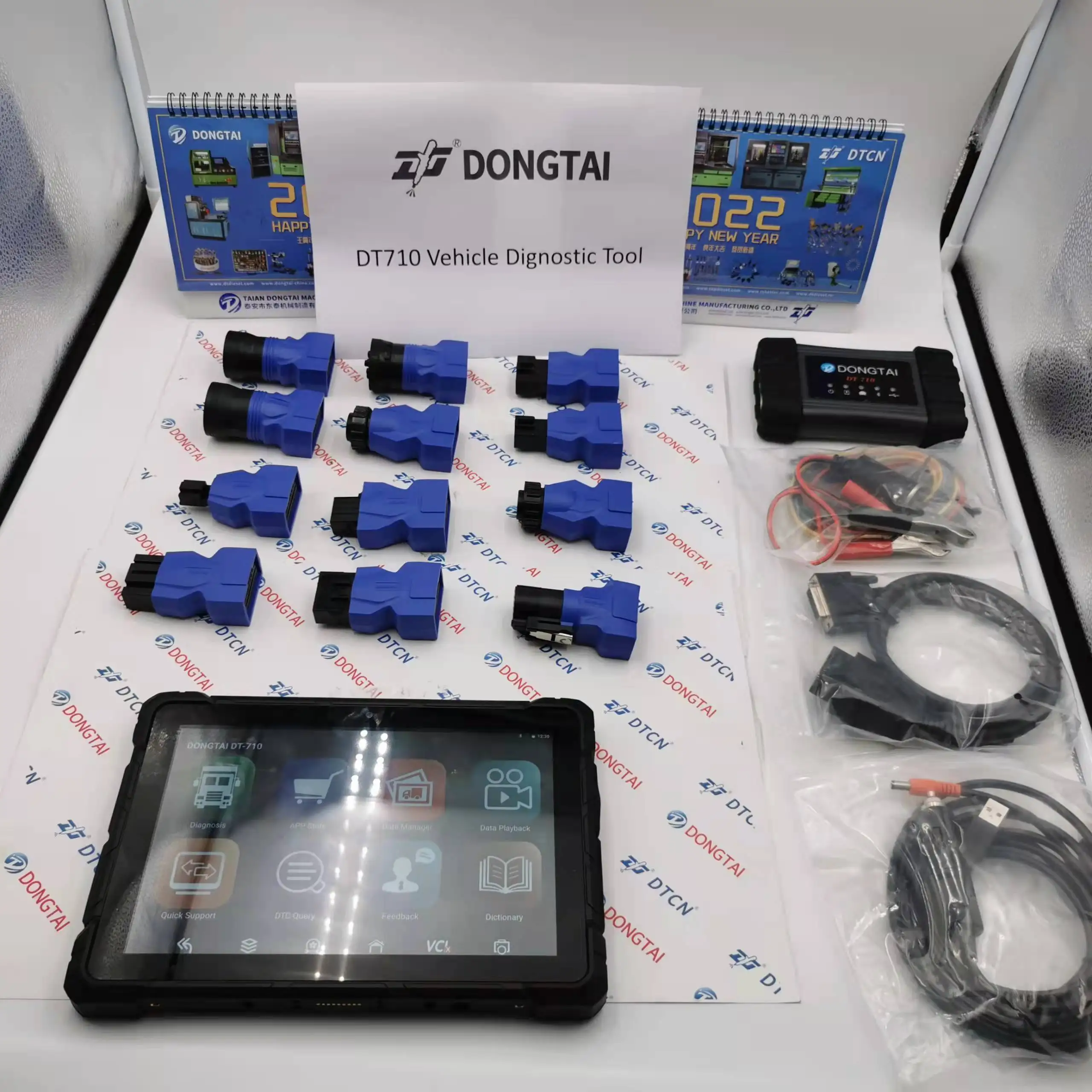 DT-710 heavy duty truck 12v 24v petrol and car diagnostic scan