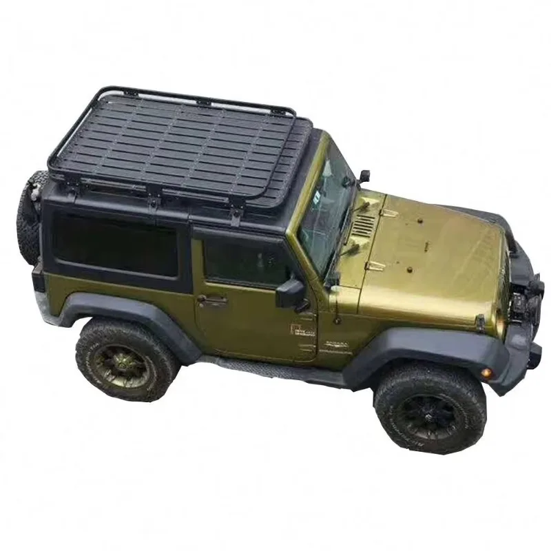 

Zuimi High-end Gobison Aluminum Cargo Carrier Roof Rack For Wrangler JK JL 2/4 Door
