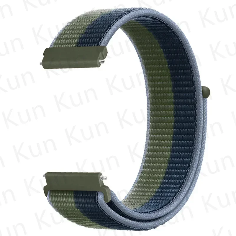 20Mm 22Mm Band Voor Samsung Galaxy Horloge 6/5/4/5pro/4/6 Classic/Active 2 Nylon Lus Sport Armband Huawei Horloge Gt 4-2-2-3 Band