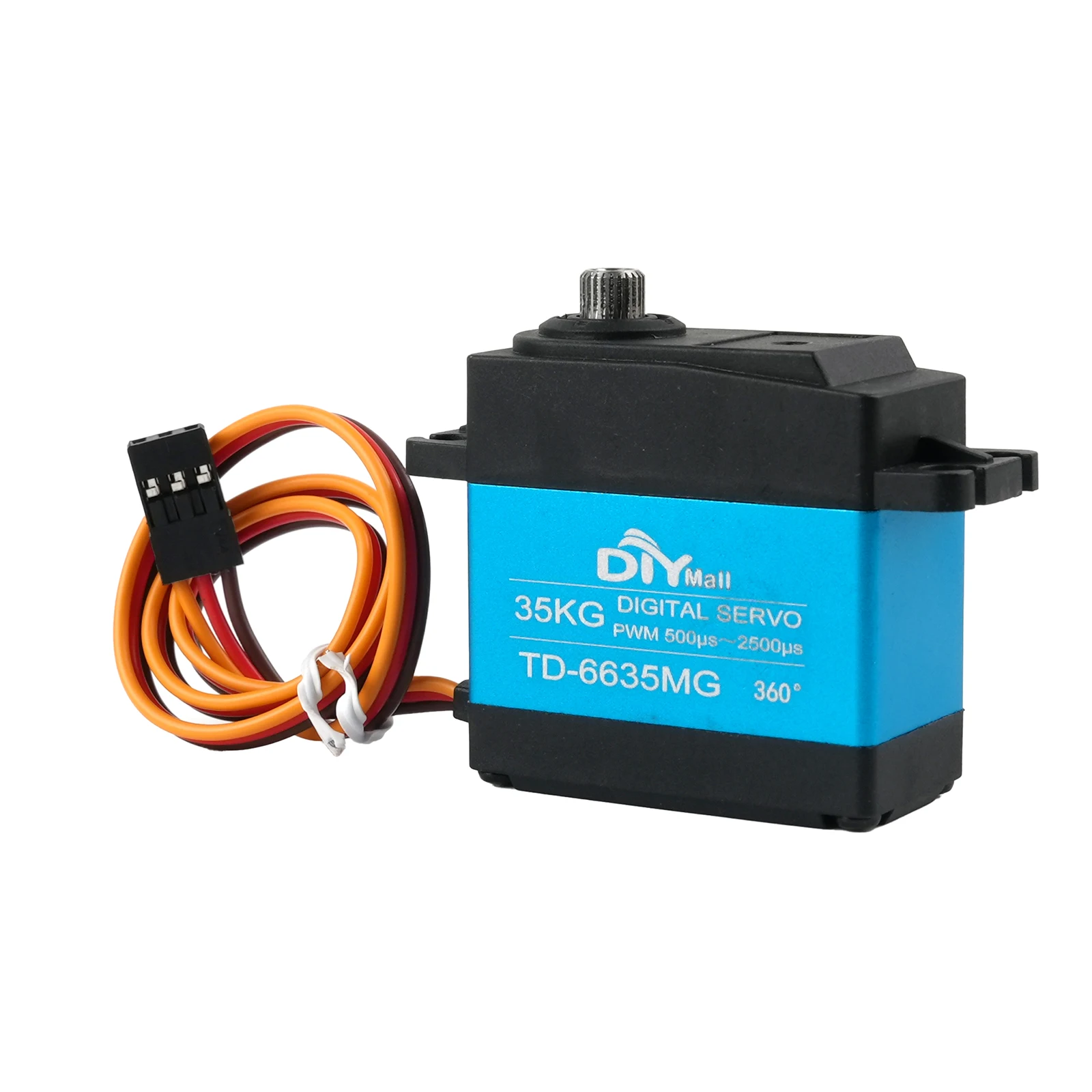 

35KG Metal Digital Servo 4.8-8.4V TD-6635MG Carbon Brush Motor 180/270/360 Degree Steering Gear Servos Toy Parts Power Functions