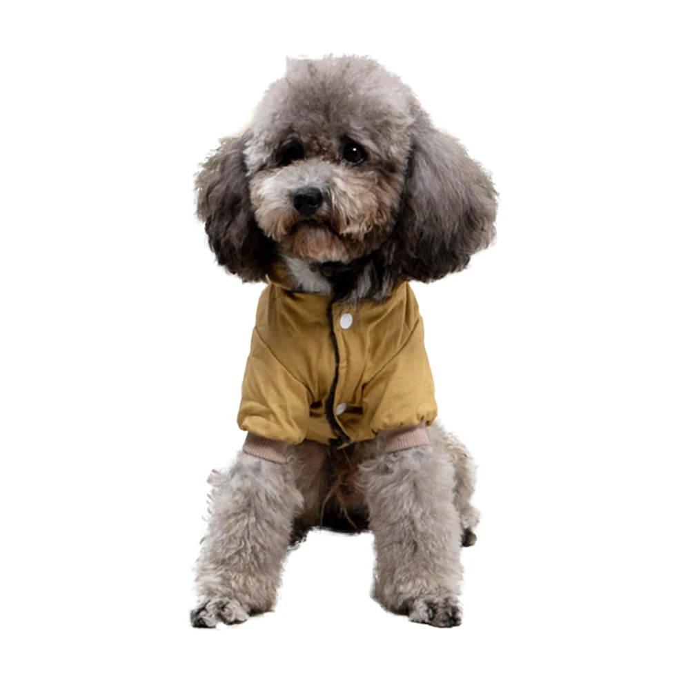 Abrigo de senderismo grueso de invierno para perros y mascotas con capucha, chaqueta suave y cómoda para perros, ropa para deportes al aire libre para mascotas