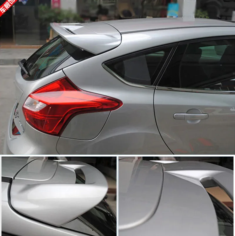 8 Colors Painted High Quality Plastic Spoiler/Wing For Ford Focus HATCHBACK 2012 2013 2014 2015