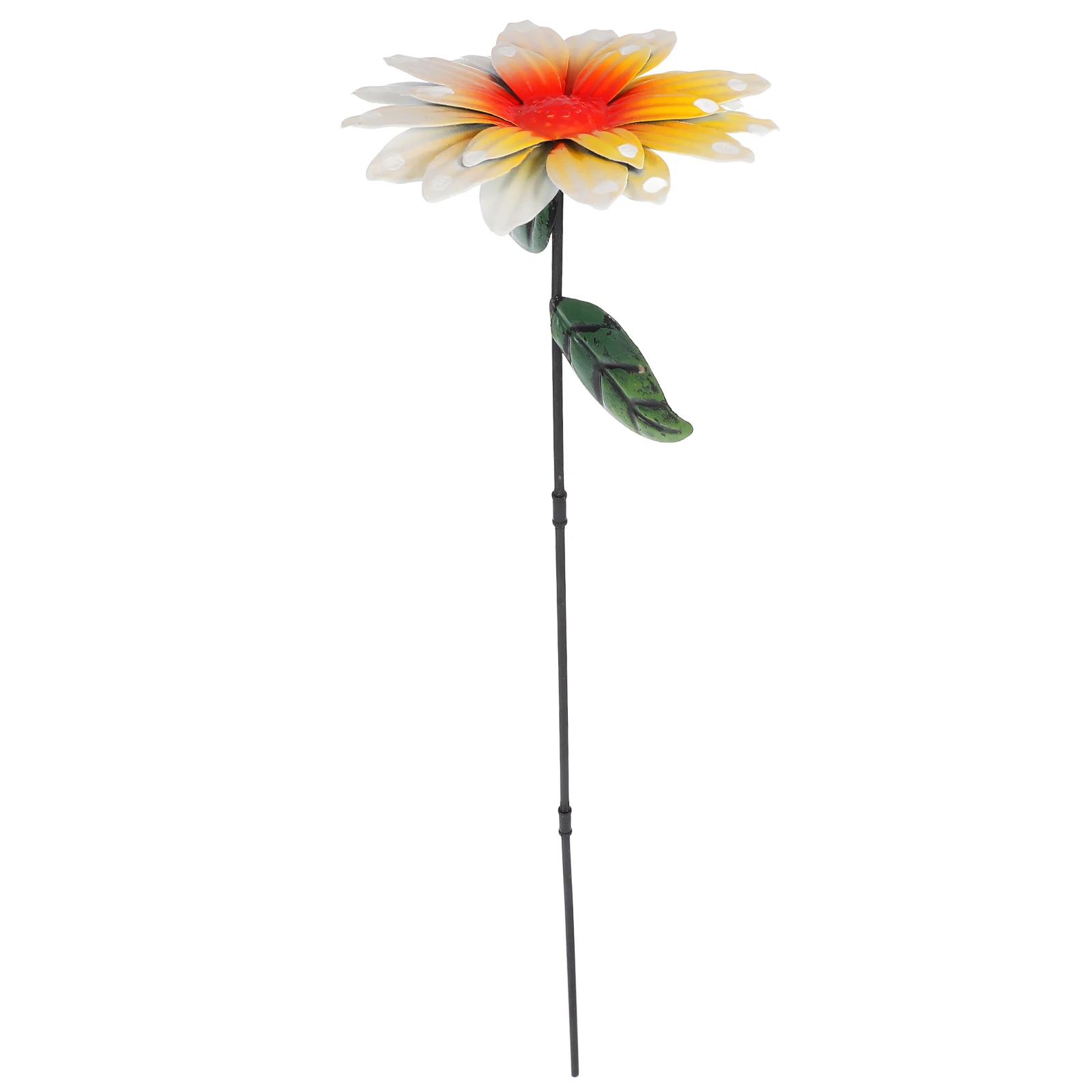 

Artificial Sunflower Stakes Durable H Painted Outdoor Garden Outside Pathway Patio naments Decor Lawn nament Yard Simple