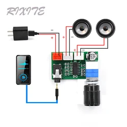 PAM8403 2*3W Mini Digital Dual Channel Audio Amplifier DIY Speaker USB 5V Small Stereo Amp Amplifier Board