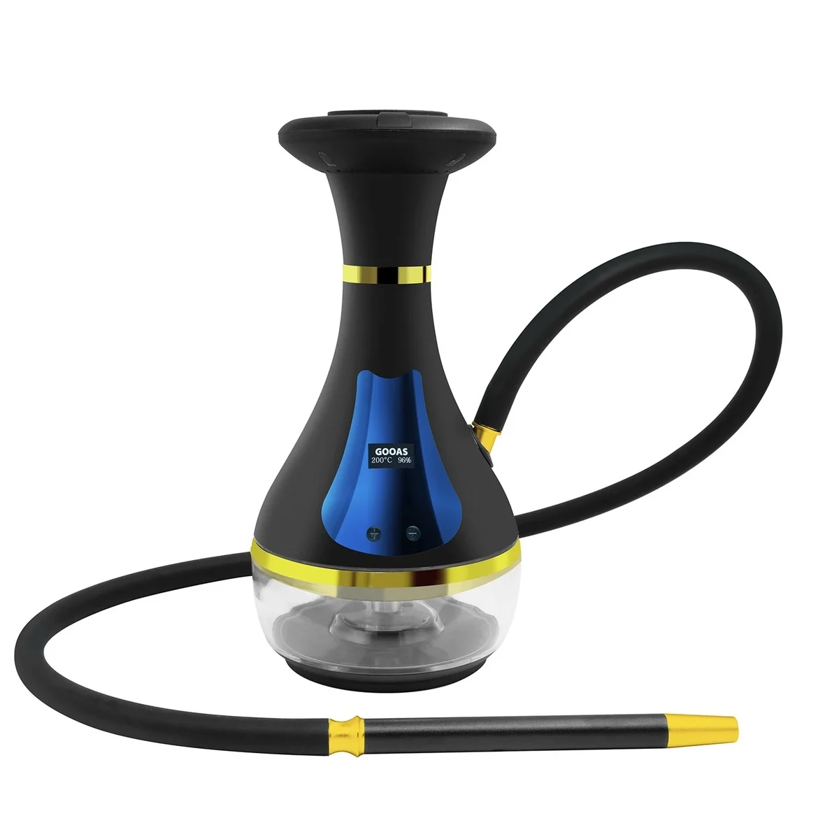 Electronic Hookah Set Complete Chicha Water Pipes Smoking Grass Bowl Gravity Кальян Cachimba Shisha Smoke Accessory for Gift