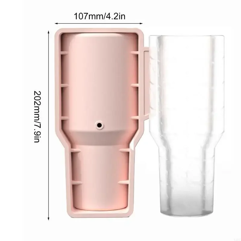 Innovative Ice Tray for Large Water Bottles Convenient Maker Mold Ice Lattices Container Molds Kitchen Tool X3UC