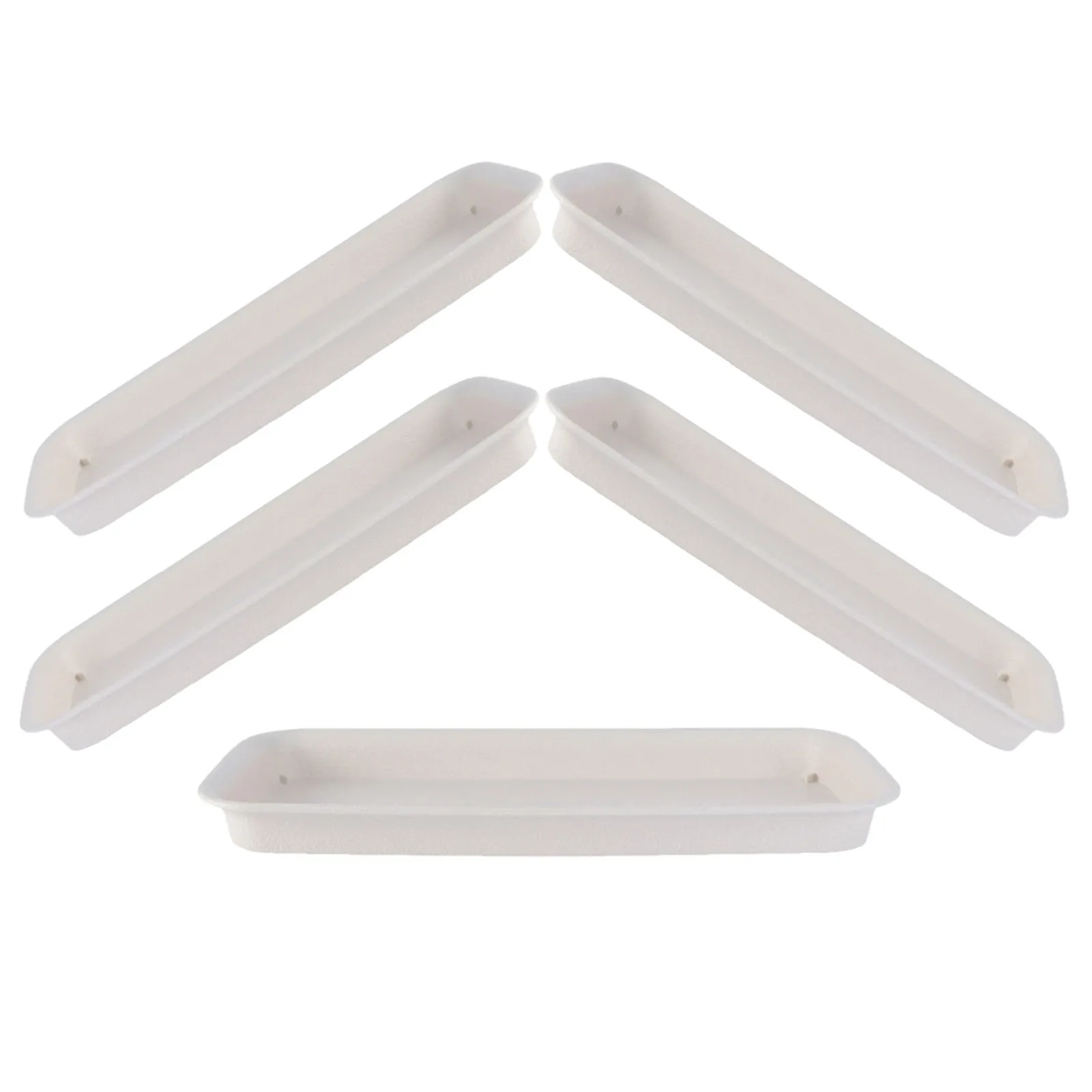 

5pcs Plant Saucer Durable Plastic Waterproof Flowerpot Holder Leak-Proof Drainage Tray For Indoor Plants Large Bonsai Pot Tray