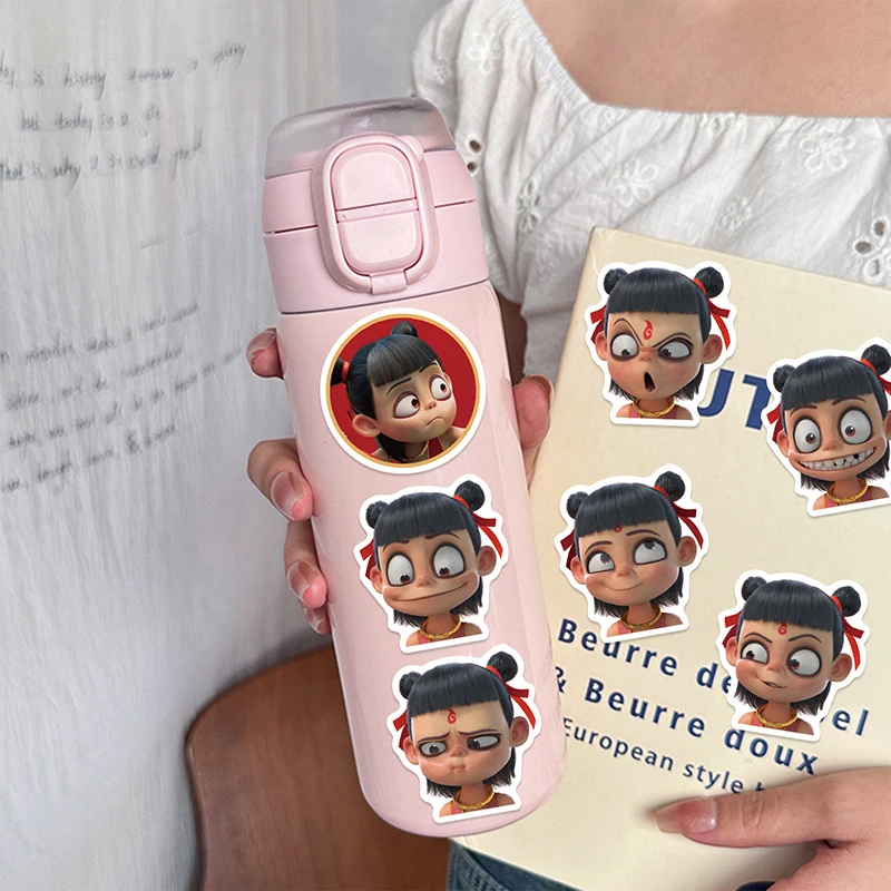 50pcs Magic Child Nezha Series Graffiti Stickers For Mobile Phone Shell Skateboard Decorative Stickers DIY Toy Sticker Pack