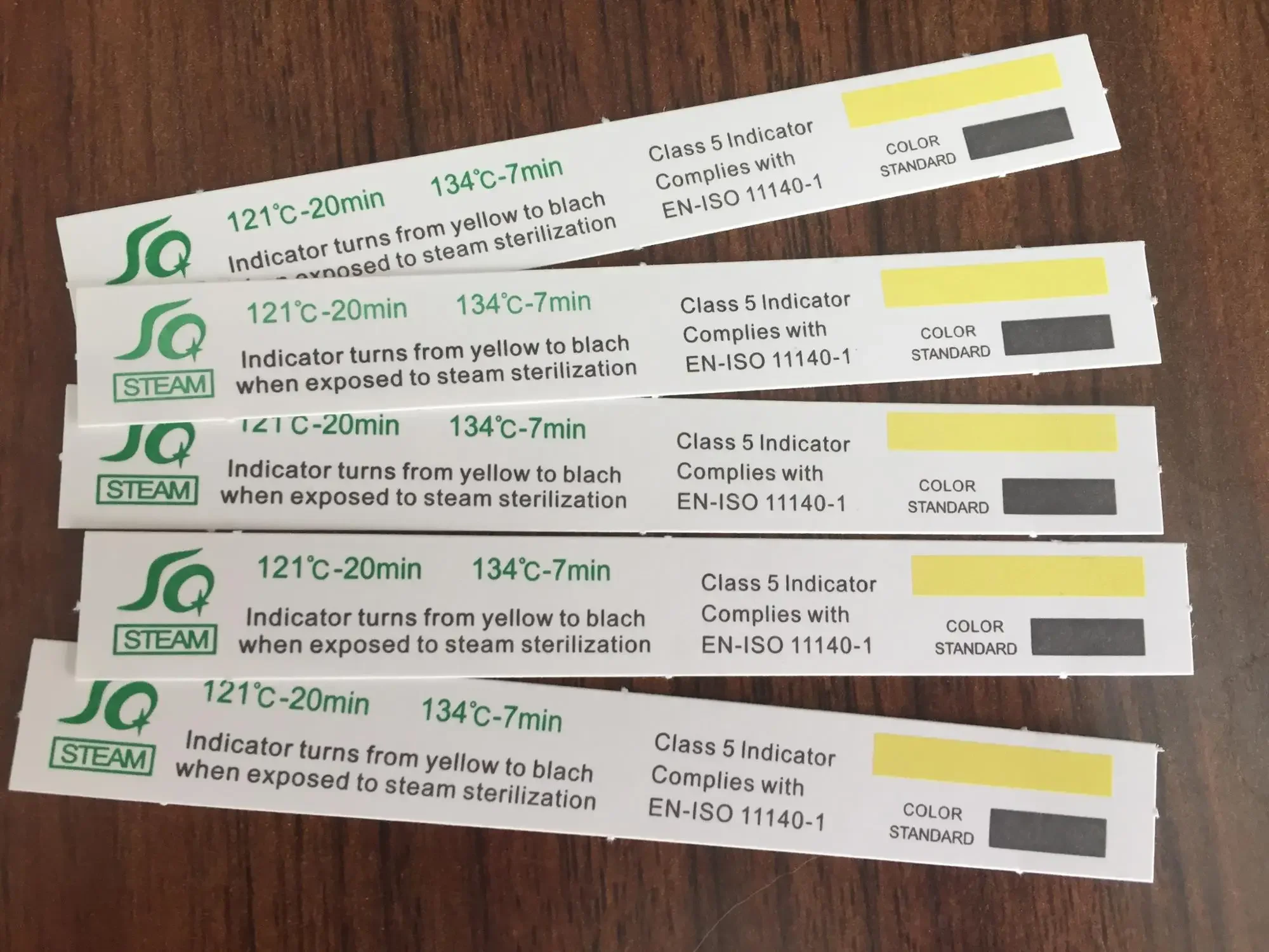 Medical Sterilization Consumable Steam Indicator Strip Card Autoclave Chemical Indicator