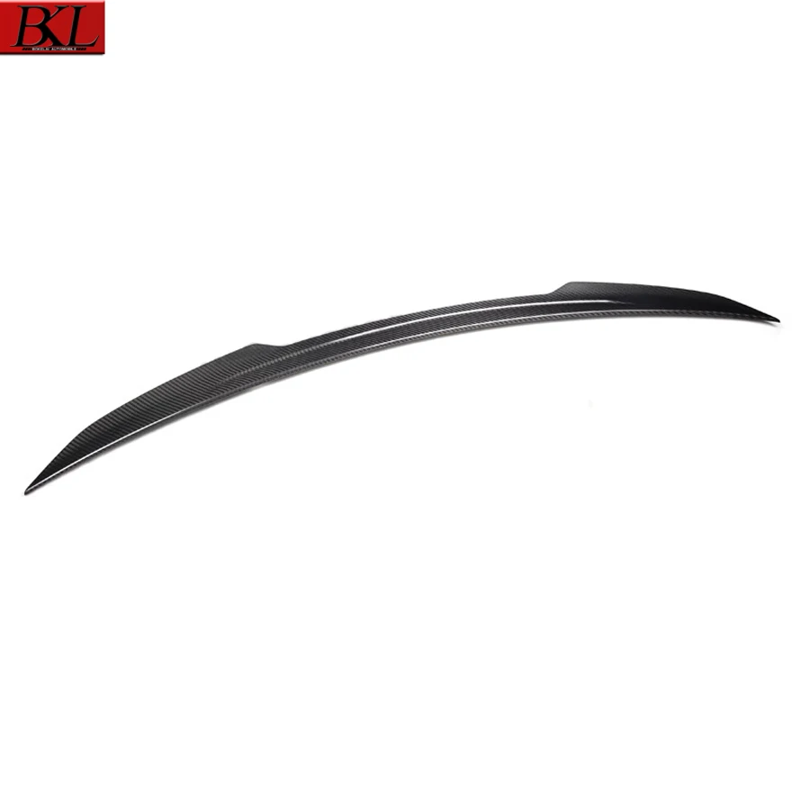 For Mercedes Benz C Class W205 Dry Carbon Fiber Spoiler Shunt Rear Tail fins Duckbill Car Wing Retrofit the rear wing