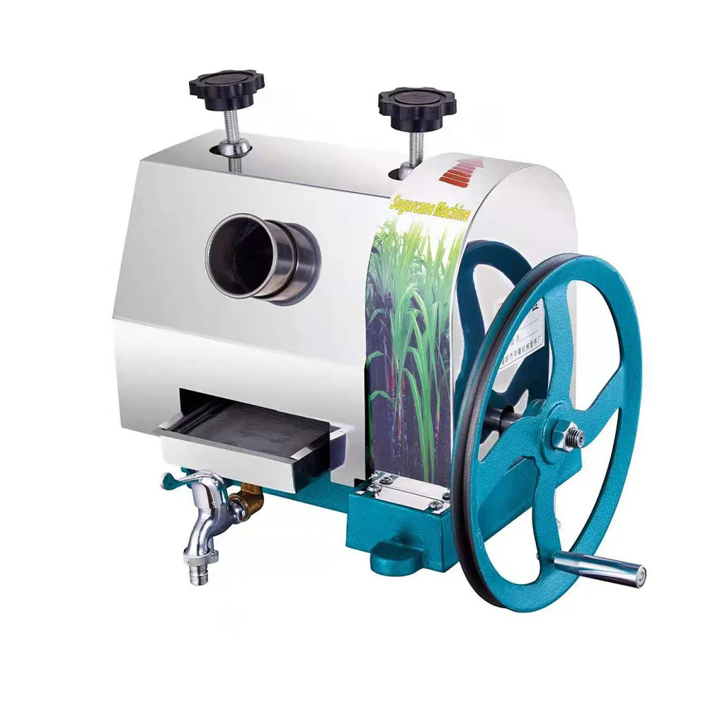Heimgebrauch Industrie maschinen handbetrieb ene manuelle mobile Zuckerrohr saft Extraktion Zuckerrohr Quetschen Entsafter Mühle Maschine