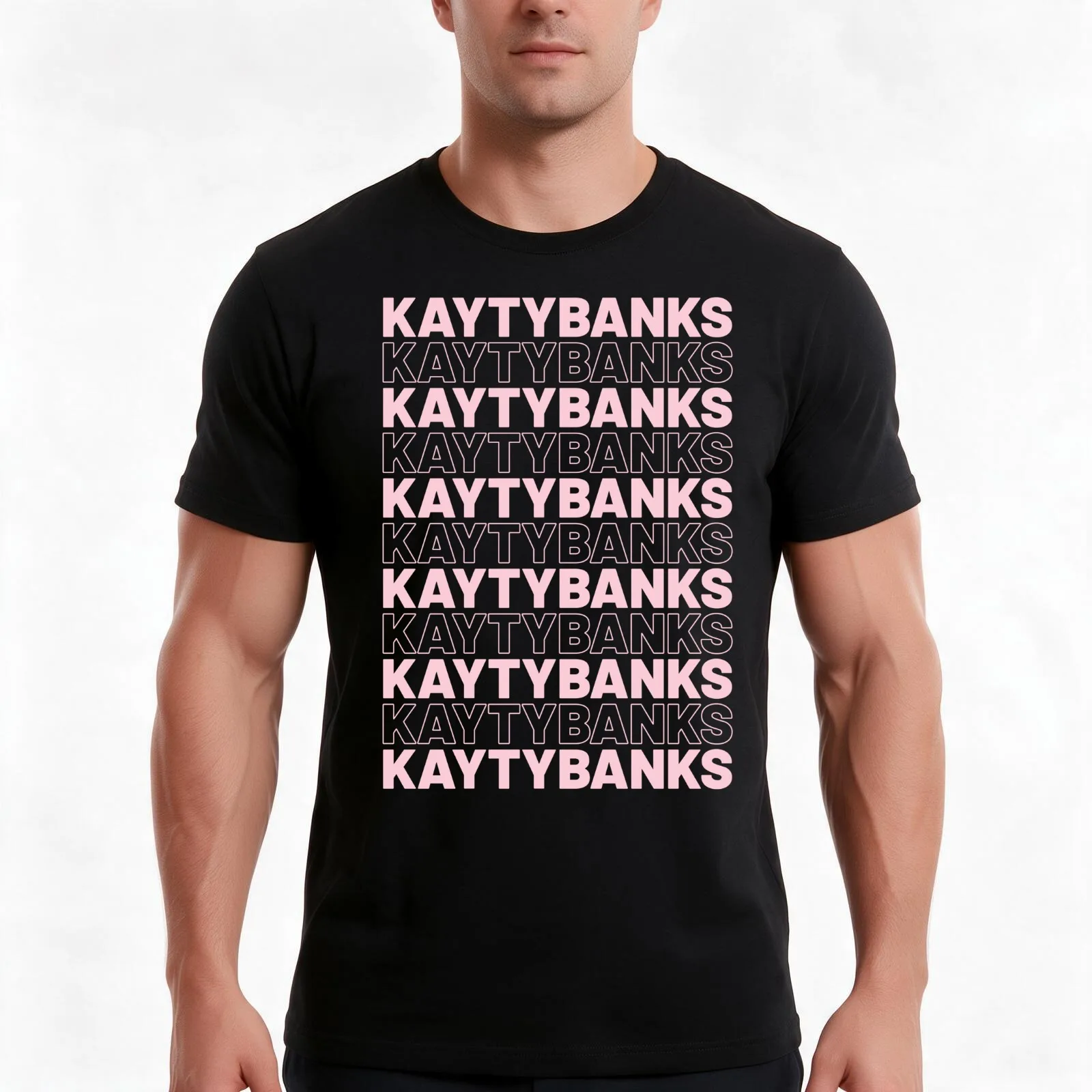 Banks Logo T-Shirt Summer Casual Cotton Tee Oversized Streetwear Tops Vintage Graphic Print Loose Fit Short Sleeve