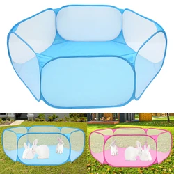 Portable Pet Playpen Cat Dog Cage Tent Playpen Folding Fence For Hamster Hedgehog Small Animals Breathable Puppy Outdoor Pet Hot