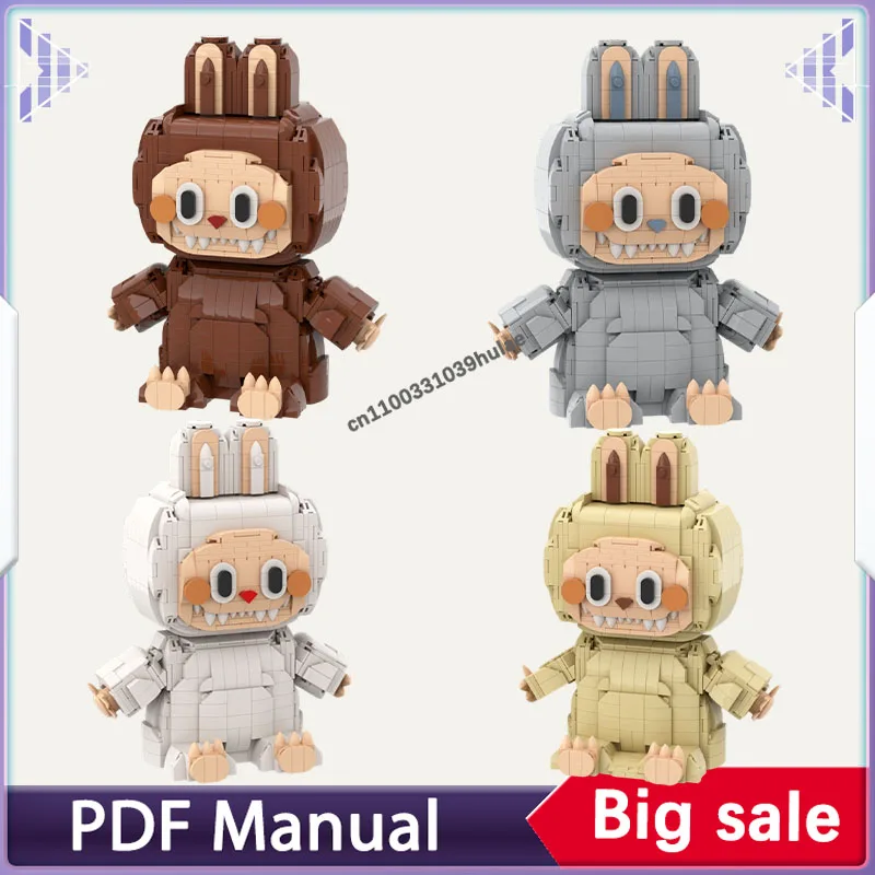 مجموعة مكعبات بناء الدمية القابلة للجمع، تماثيل لطيفة لتزيين الطوب للبالغين، هدية عيد الميلاد