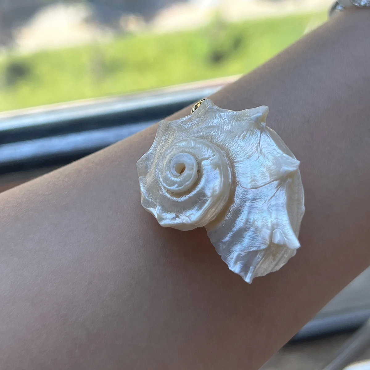 

5Pcs Necklace Pendant Natural Shell Small Pendant For Jewelry Making DIY Necklace Bracelet Accessory 25-40mm